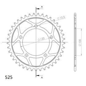 Supersprox Rear sprocket 702.42 42t