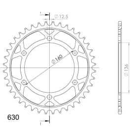 Supersprox / JT Rear sprocket 506.40 40t