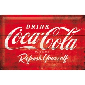 Metal tin sign COCA-COLA 40x60