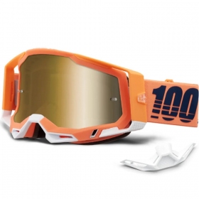 100% Racecraft 2 Coral Motocross Goggles