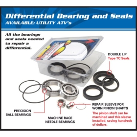 ALL BALLS Front Differential Bearing & Seal Kit Arctic Cat TRV/TBX 400-1000 03-17/KYMCO MXU 450 12-15