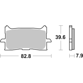 Sbs Brakepads 940HS Sintered HONDA