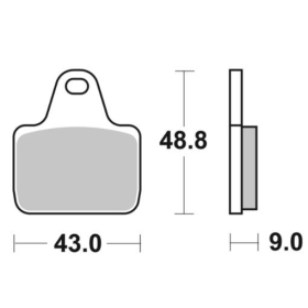 Sbs Brakepads 887DS-2 Dual Sinter 2