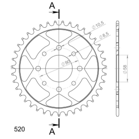 Supersprox / JT Rear sprocket 273.39 39t