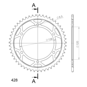 Supersprox / JT Rear sprocket 1847.51