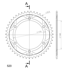 Supersprox / JT Rear sprocket 828.50