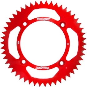 Supersprox Alu Rear sprocket Red 53t