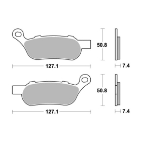 Sbs Brakepads 854LS Sintered HARLEY-DAVIDSON