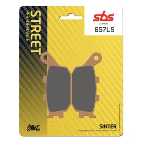 Sbs Brakepads 657LS Sintered HONDA / KAWASAKI / SUZUKI / YAMAHA