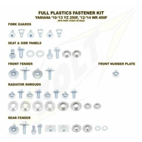 Complete set of Bolt plastic screws for Yamaha YZ250F/W R450F