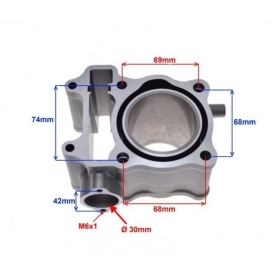 Cilindro komplektas MaxTuned HONDA LC 150cc / Ø58 / PIN Ø14 4T