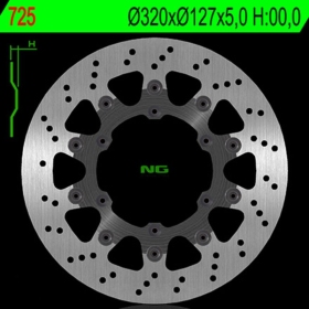 NG BRAKES 725 Round Floating Brake Disc KTM SUPERMOTO / SMC 640-690 99-24