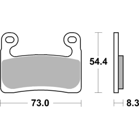 Sbs Brakepads 960DS-2 Dual Sinter 2 BMW