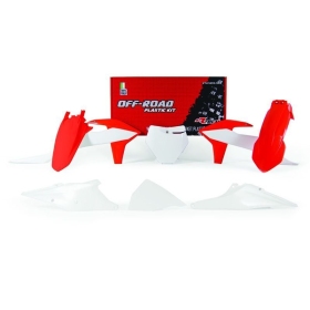 RACETECH Plastic Kit (2021) KTM White/ Red