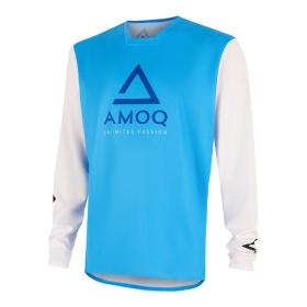 AMOQ Ascent Comp Off Road Shirt Sky Blue / White