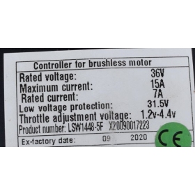 Battery holder / controller 36V LSW1448-5F