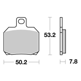 Sbs Brakepads 730LS Sintered APRILIA / BENELLI / CAGIVA / DERBI / DUCATI / MOTO GUZZI / MV AGUSTA