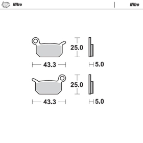 Moto-Master Brakepads KTM / Husqvarna / Gas Gas