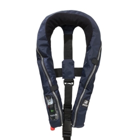 Baltic Compact 100 auto inflatable lifejacket navy 30-110kg