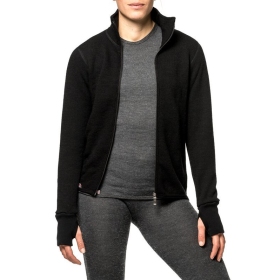 Woolpower ladies merino jacket Black