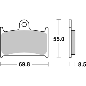 Brembo Brakepads Carbon-Ceramic Racing Front HONDA / KAWASAKI / YAMAHA