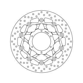 Brembo Serie Oro front brakedisc Honda CBR / VTR