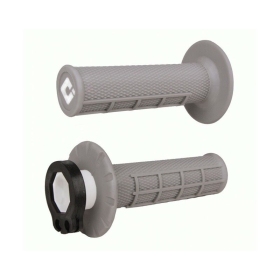 ODI MX V2 Grips Half Waffle Lock On - Grey