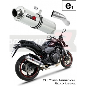 Exhaust silencer Dominator ROUND HONDA CB 600 F / FA HORNET 2007-2013