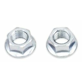 BOLT Flange Fuji-style Nut M6x1mm Head 10mm Steel 10 pieces