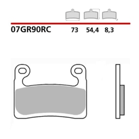 Brembo Brakepads Carbon-Ceramic Racing