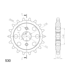 Supersprox Front sprocket 288.17