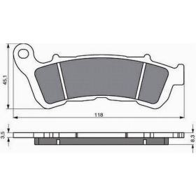 GOLDFREN Brake Pads 257 S3 Honda / Suzuki