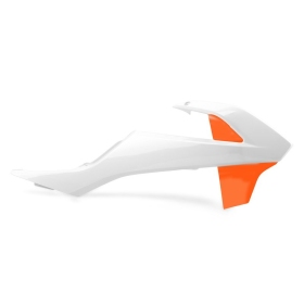 Polisport Radiator Scoop KTM SX65 White / Orange