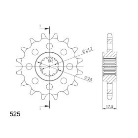 Supersprox / JT Front sprocket 297.16 16t