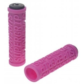 BICYCLE HANDLEBAR GRIPS 100mm PINK 2PCS