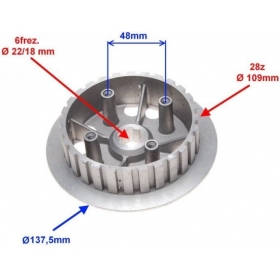 Clutch hub ATV / CROSS / XY300STE 300cc 4T