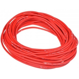 SPARK PLUG WIRE HEBE 7mm RED 5m