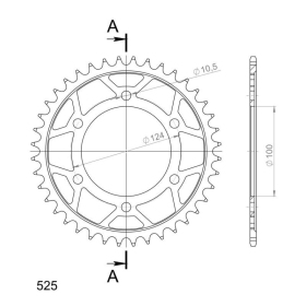 Supersprox / JT Rear sprocket 745.42