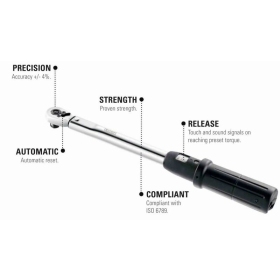 EXPERT Torque Wrench 3/8 10-50Nm