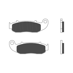 BREMBO Street Carbon Ceramic Brake pads ​​​​​​​FANTIC CABALLERO 50-200cc 1998-2010