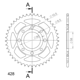 Supersprox / JT Rear sprocket 269.46