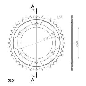 Supersprox Rear sprocket 210.42 42t