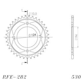 Supersprox / JT Rear sprocket 282.34 34t