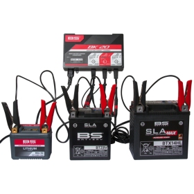 BS BATTERY BK20 Smart Battery Charger -6V/12V 3x2A