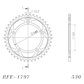 Supersprox / JT Rear sprocket 1797.41 41t