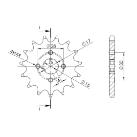 Supersprox / JT Front sprocket 253.15