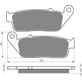 GOLDFREN Brake Pads 014 AD Honda