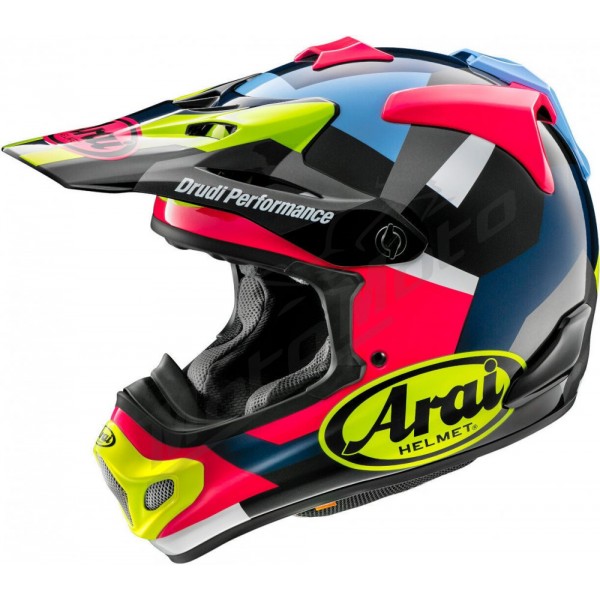 Arai MX-V Block Motocross Helmet - MotoMoto