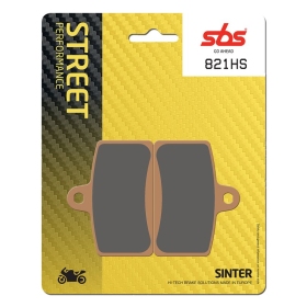 Sbs stabdžių trinkelės 821HS Sintered APRILIA / DERBI / RIEJU