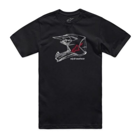 Alpinestars T-Shirt MX Helmet CSF Black 2XL